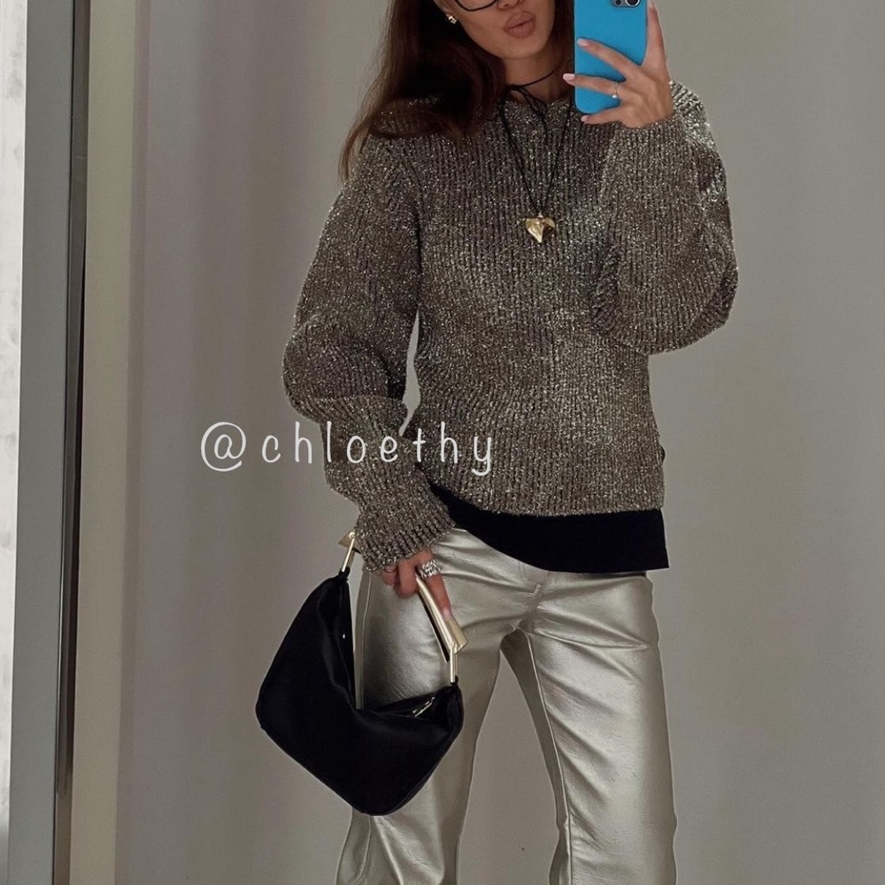 Zara METAL HANDLE BUCKET BAG - Picture 7 of 11
